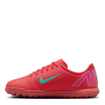 Nike Mercurial Vapor 16 Junior Turf Football Boots – Red/Green – view 2