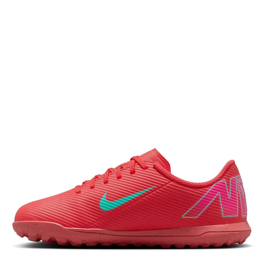 Nike Mercurial Vapor 16 Junior Turf Football Boots – Red/Green – view 2