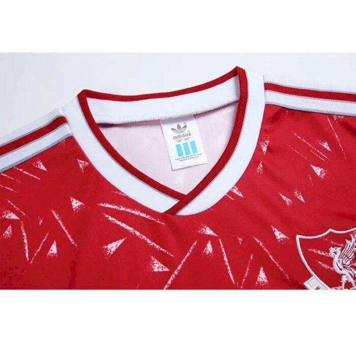 Retro Liverpool 1989/91 Home Long Sleeve Jersey - Image 2