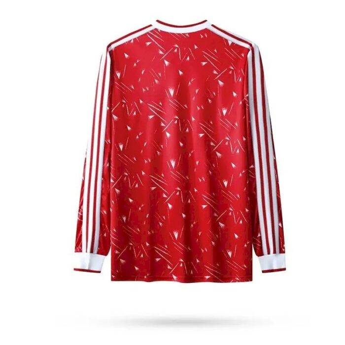 Retro Liverpool 1989/91 Home Long Sleeve Jersey - Image 5