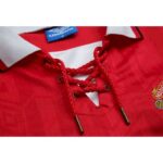 Retro Manchester United 1992/94 Home Long Sleeve Jersey - Image 5