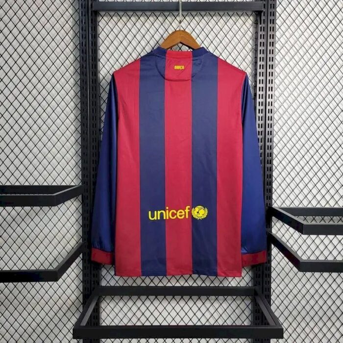 Retro Barcelona 2014/15 Home Long Sleeve Jersey - Image 3