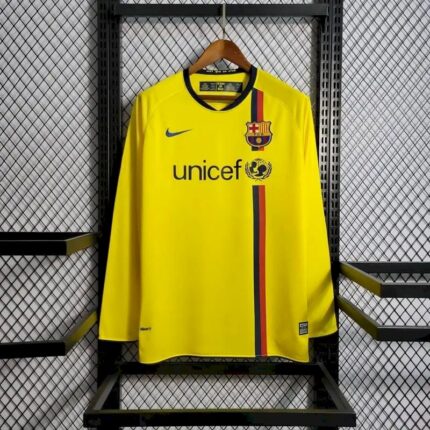 Retro Barcelona 2008/09 Away Long Sleeve Jersey
