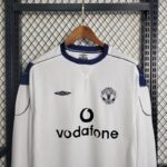 Retro Manchester United 2000/01 Away Long Sleeve Jersey - Image 3