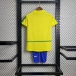 Retro Retro Brazil 2002 Home Kids Kit - Image 5