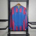 Retro Barcelona 2005/06 Home UCL Edition Long Sleeve Jersey - Image 2