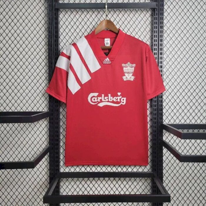 Retro Liverpool 1992/93 Home Jersey - Image 2