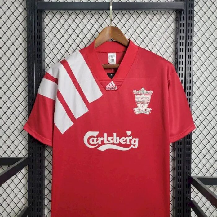 Retro Liverpool 1992/93 Home Jersey - Image 3