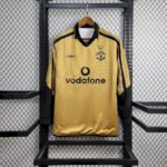 Retro Manchester United 2001/02 Centenary Reversible Away And Third Long Sleeve Jersey