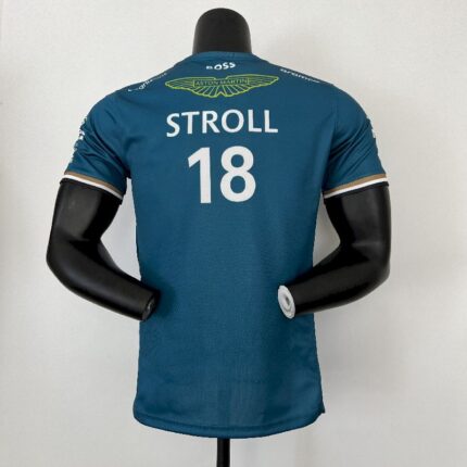 Aston Martin 2023 F1 green 18#stroll Shirt – view 2