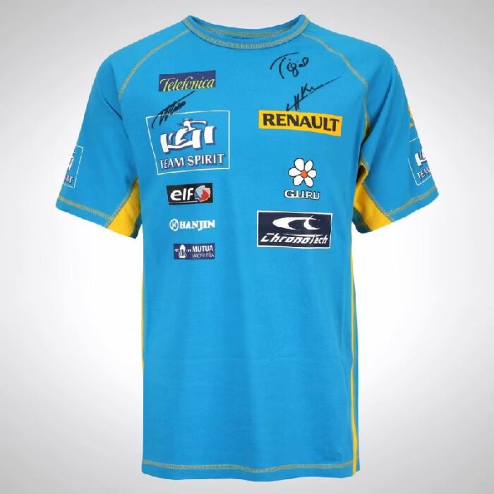 Aston Martin retro F1 blue jersey - Image 3