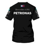 F1 Mercedes Benz 2022 black Shirt - Image 2