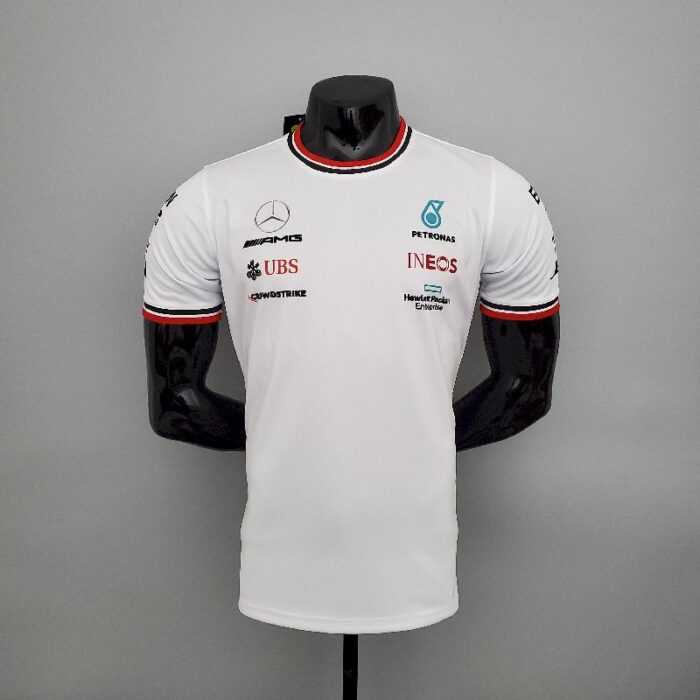 F1 racing suit Mercedes White - Image 3