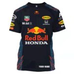 F1 Red B-ull racing Royal Blue shirt – view 3
