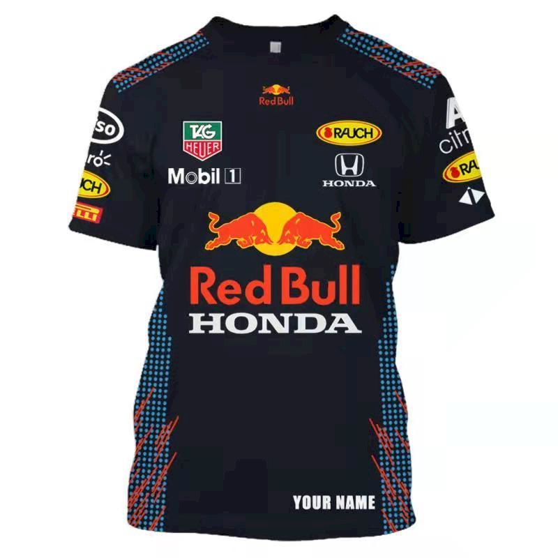 F1 Red B-ull racing Royal Blue shirt