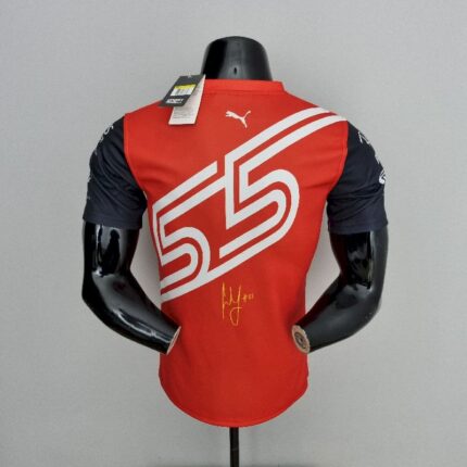 FERRARI 55# 2022 F1 red Shirt – view 2