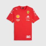 Ferrari 2024 F1 red 16# racing Shirt - Image 3