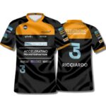 McLaren 2021 3# F1 racing Shirt - Image 4