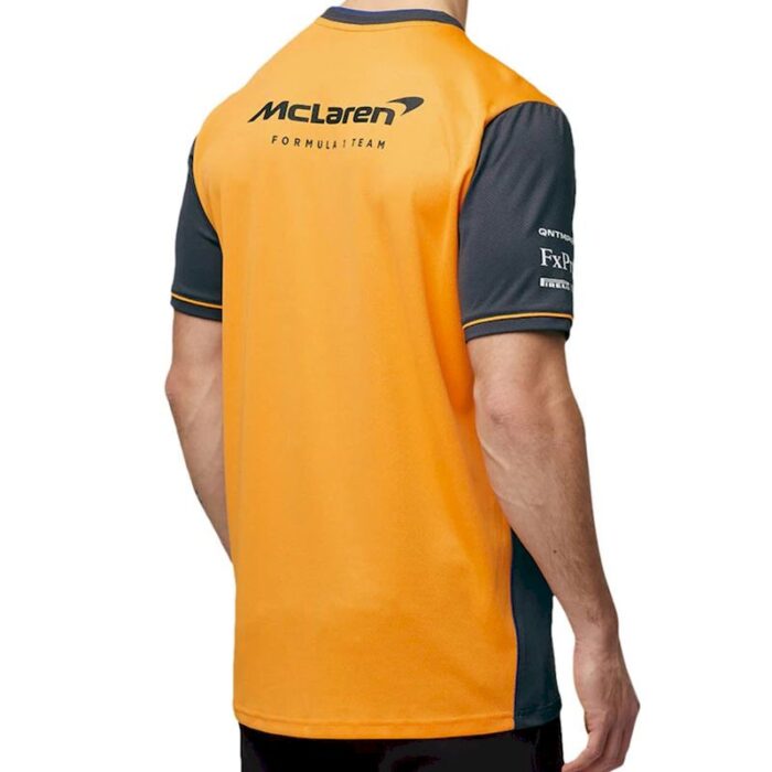 McLaren 2022 F1 black and orange Shirt - Image 2