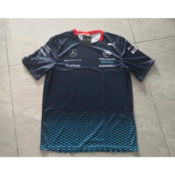Mercedes 2024 new blue Williams F1 Shirt - Image 3