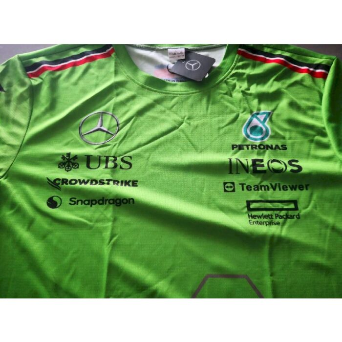 Mercedes 2024 new green F1 Shirt - Image 4