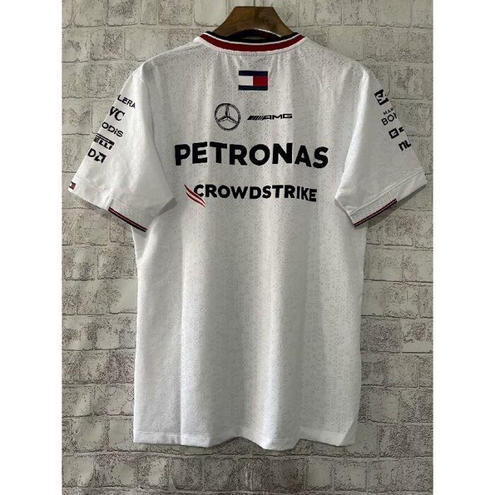 Mercedes 2024 new white F1 Shirt (2) - Image 2