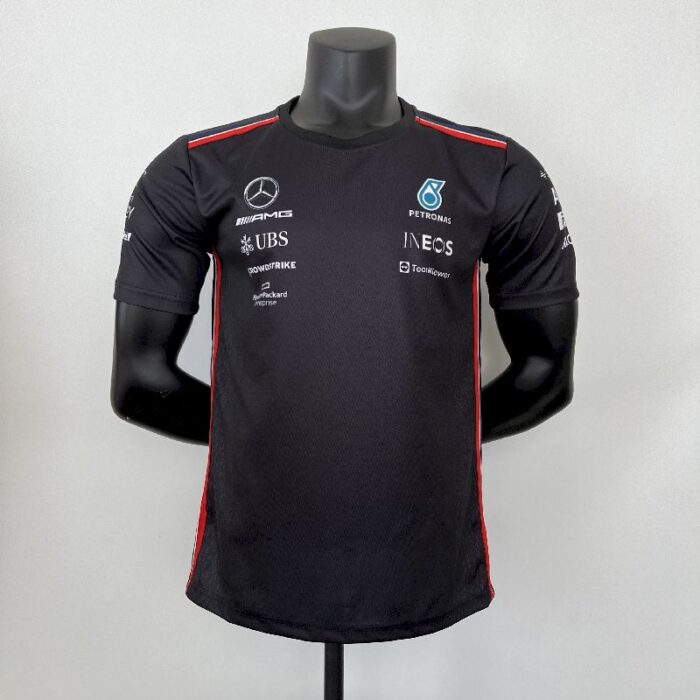 Mercedes Benz 2023 F1 black Shirt - Image 3