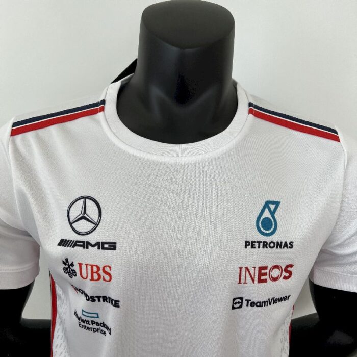 Mercedes Benz 2023 F1 white Shirt - Image 4