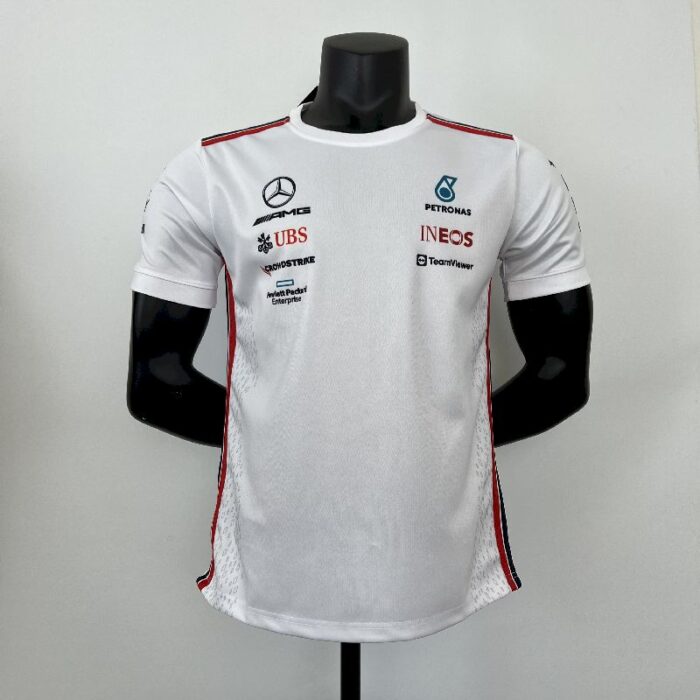 Mercedes Benz 2023 F1 white Shirt - Image 2