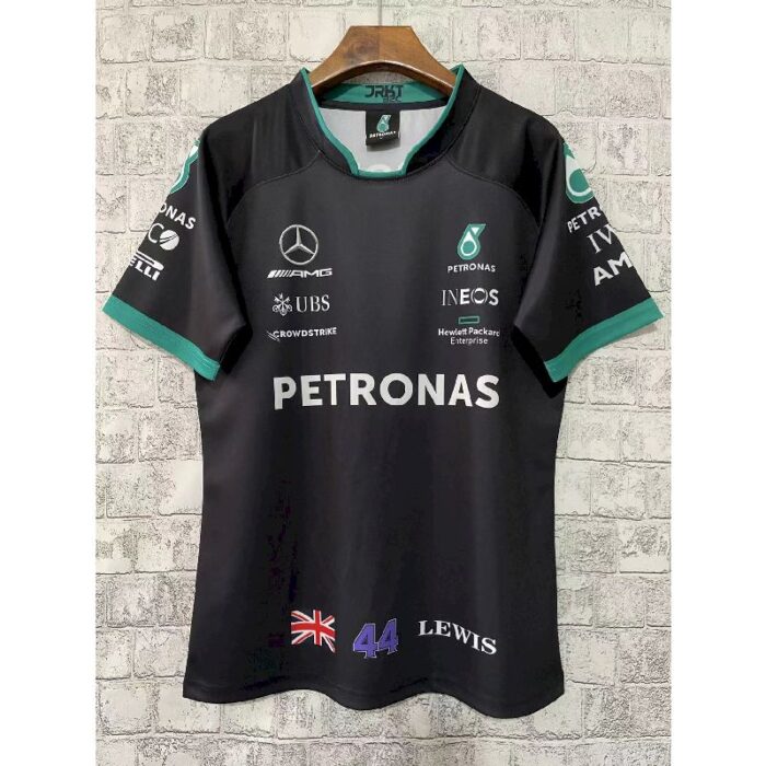 Mercedes F1 2022 44# black Shirt - Image 3