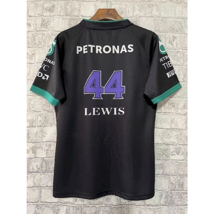 Mercedes F1 2022 44# black Shirt - Image 2