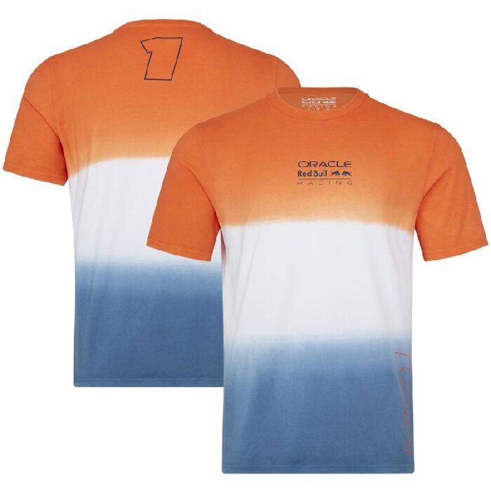 Mercedes-Benze 23 F1 orange white blue Shirt - Image 2