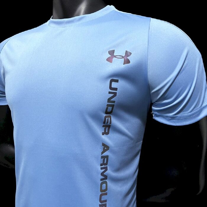 Under Armor 1004 Light blue asual T-shirt - Image 4
