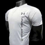 Under Armor 1004 Light Grey Casual T-shirt - Image 4
