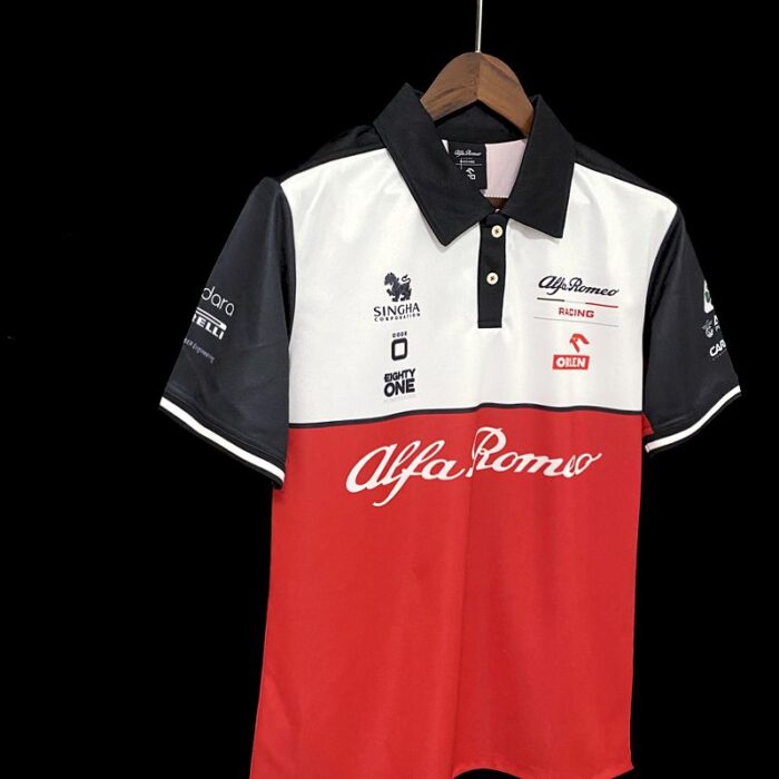 Alfa Romeo 2021 F1 Polo Shirt - Image 4