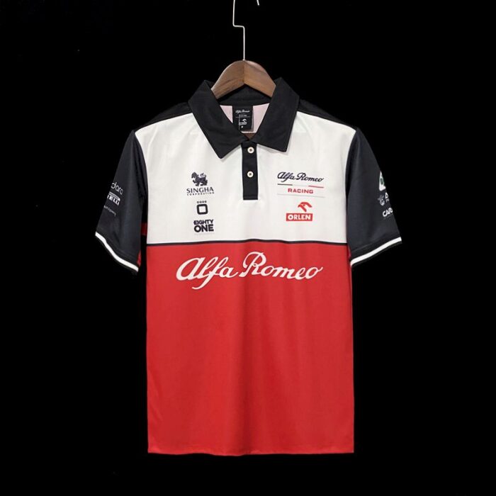 Alfa Romeo 2021 F1 Polo Shirt - Image 3
