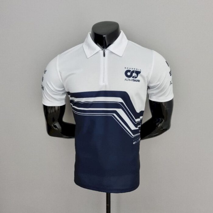 Alpha Tauri 2022 F1 blue Polo Shirt - Image 4