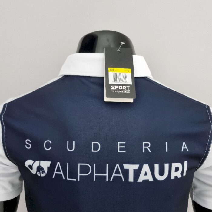 Alpha Tauri 2022 F1 blue Polo Shirt - Image 3