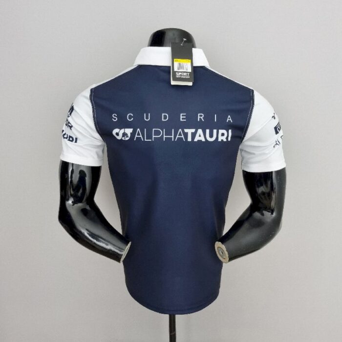 Alpha Tauri 2022 F1 blue Polo Shirt - Image 2