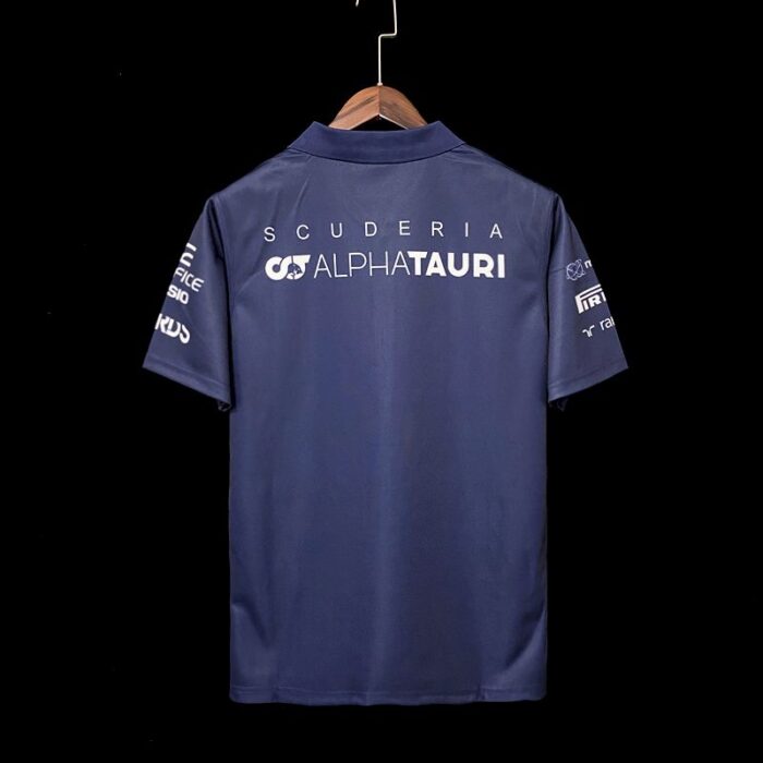 Alphatauri 2021 blue F1 Polo Shirt - Image 2