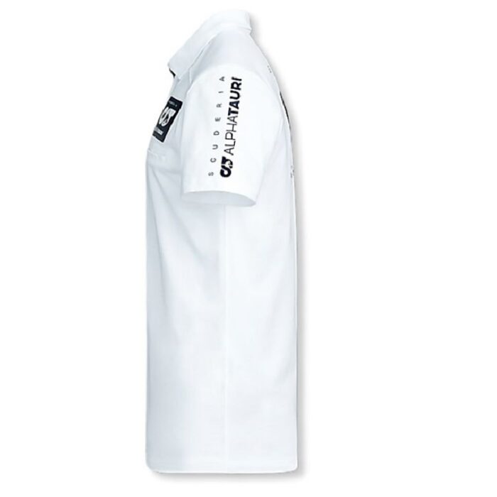 Alphatauri White F1 Polo Shirt - Image 5
