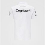 Aston Martin 2021 F1 white Polo Shirt - Image 2