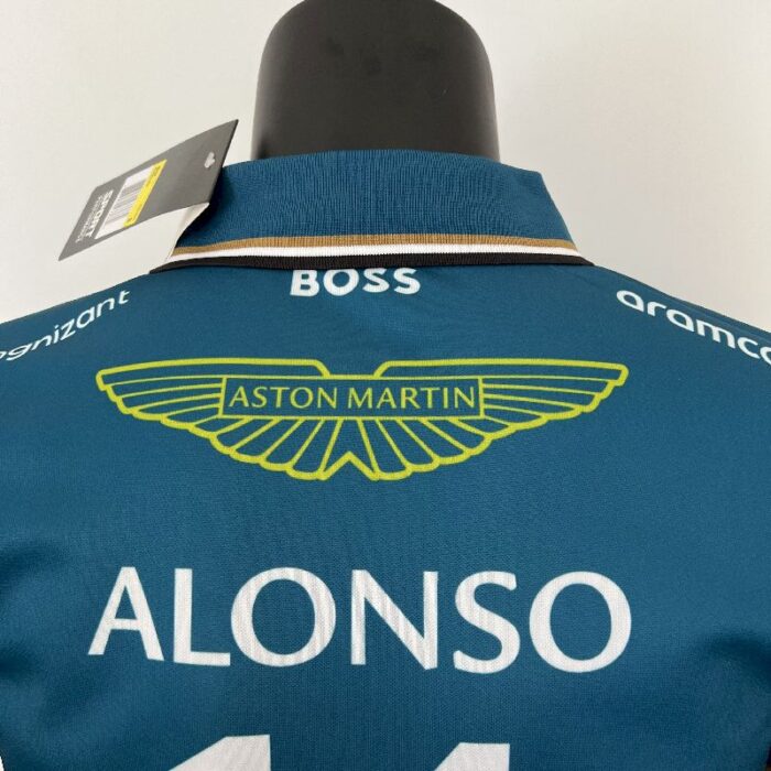 Aston Martin 2023 F1 Alonso green Polo - Image 5