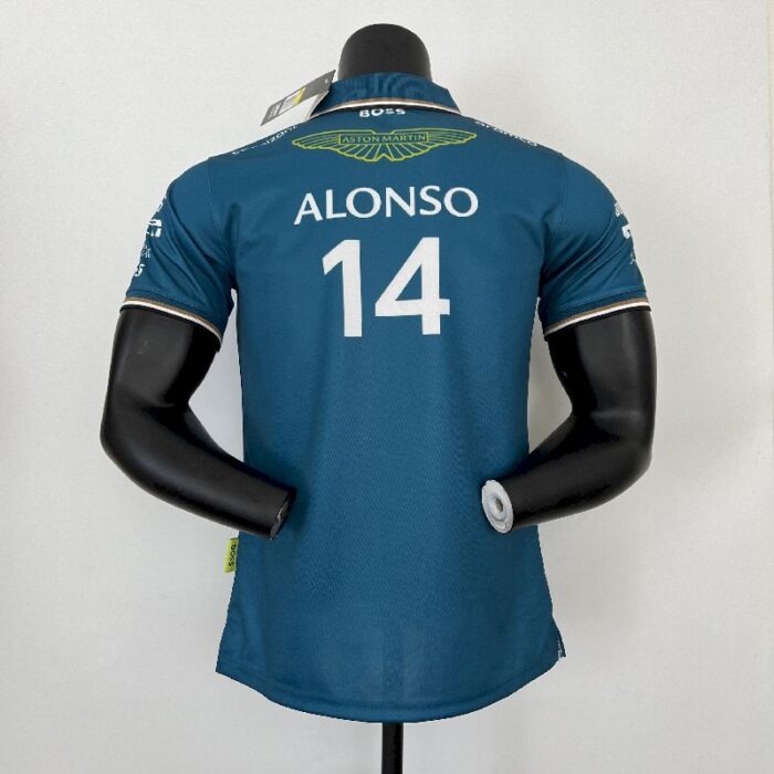 Aston Martin 2023 F1 Alonso green Polo - Image 2