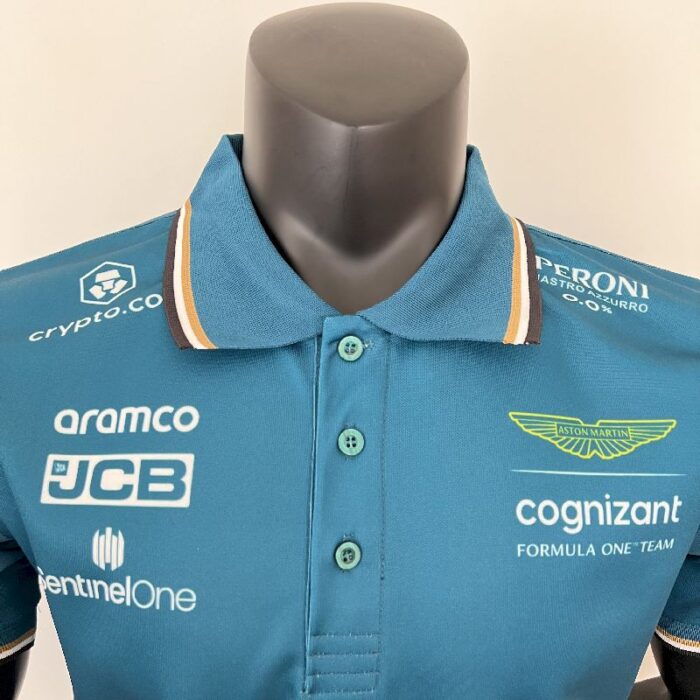 Aston Martin 2023 F1 Alonso green Polo - Image 4