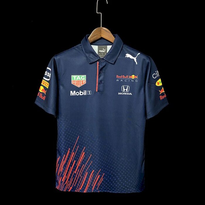 F1 Red Bull round neck racing Polo – view 3