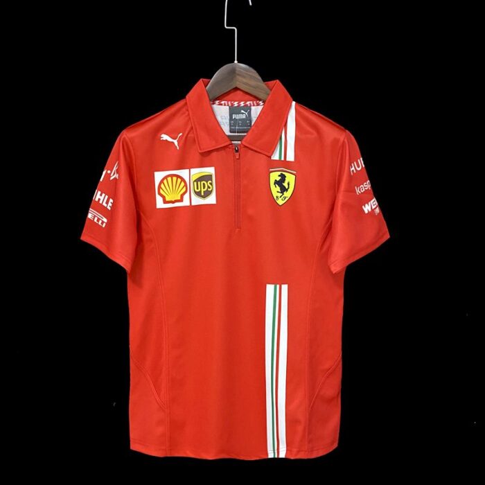Ferrari red Polo Shirt - Image 3