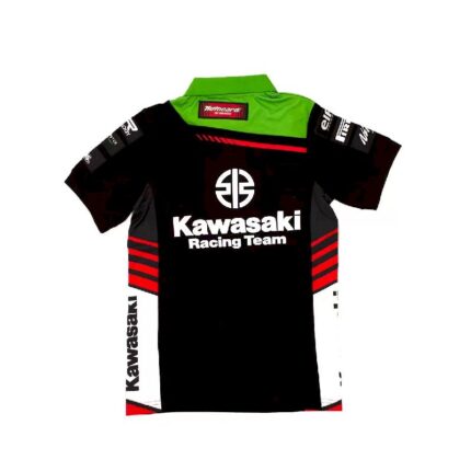 Kawasaki 23-24 motorcycle Polo Shirt – view 2