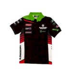 Kawasaki 23-24 motorcycle Polo Shirt - Image 3