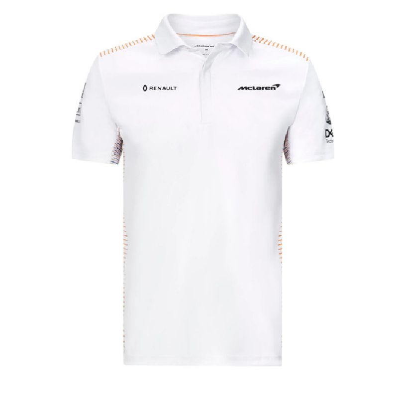 McLaren 2020 F1 white polo Shirt